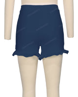 Frill Hem Swim Shorts