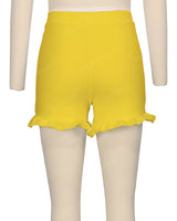 Frill Hem Swim Shorts