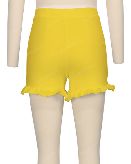 Frill Hem Swim Shorts