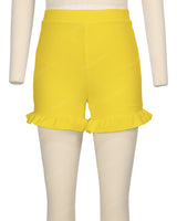 Frill Hem Swim Shorts