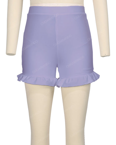 Frill Hem Swim Shorts