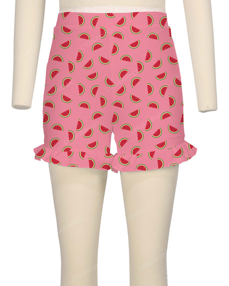 Frill Hem Swim Shorts