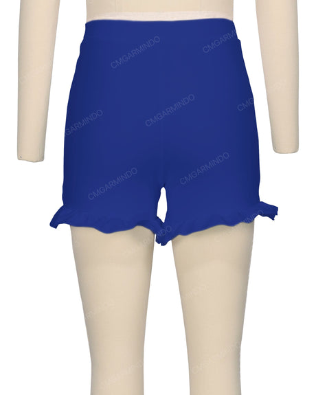 Frill Hem Swim Shorts