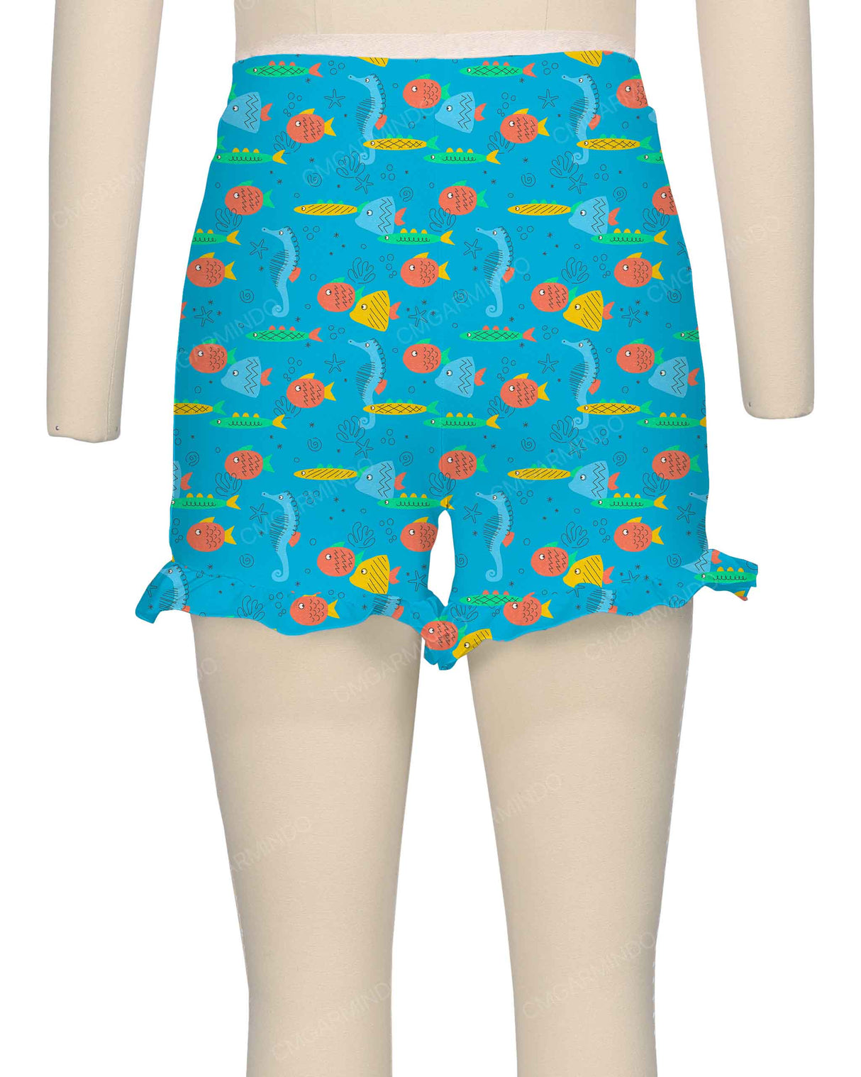 Frill Hem Swim Shorts