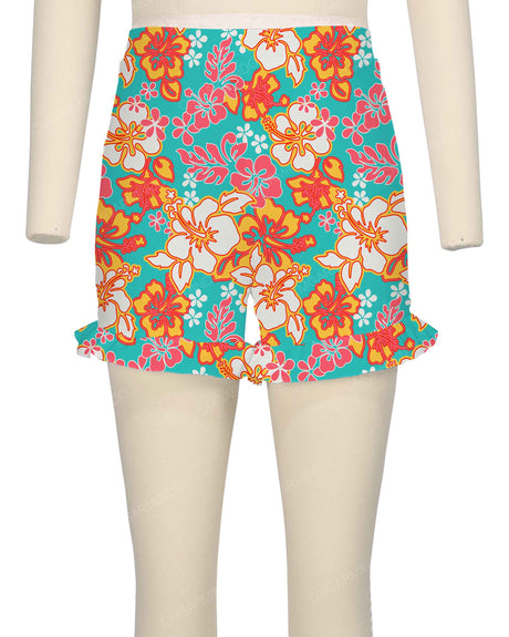 Frill Hem Swim Shorts