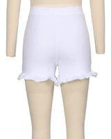Frill Hem Swim Shorts