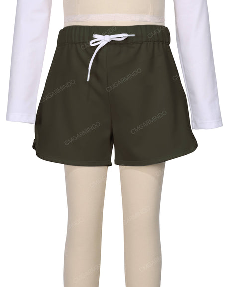 Dolphin Hem Swim Shorts