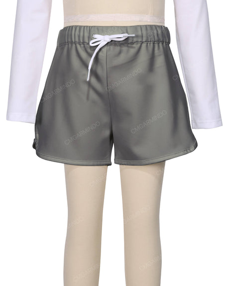 Dolphin Hem Swim Shorts