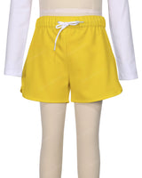 Dolphin Hem Swim Shorts