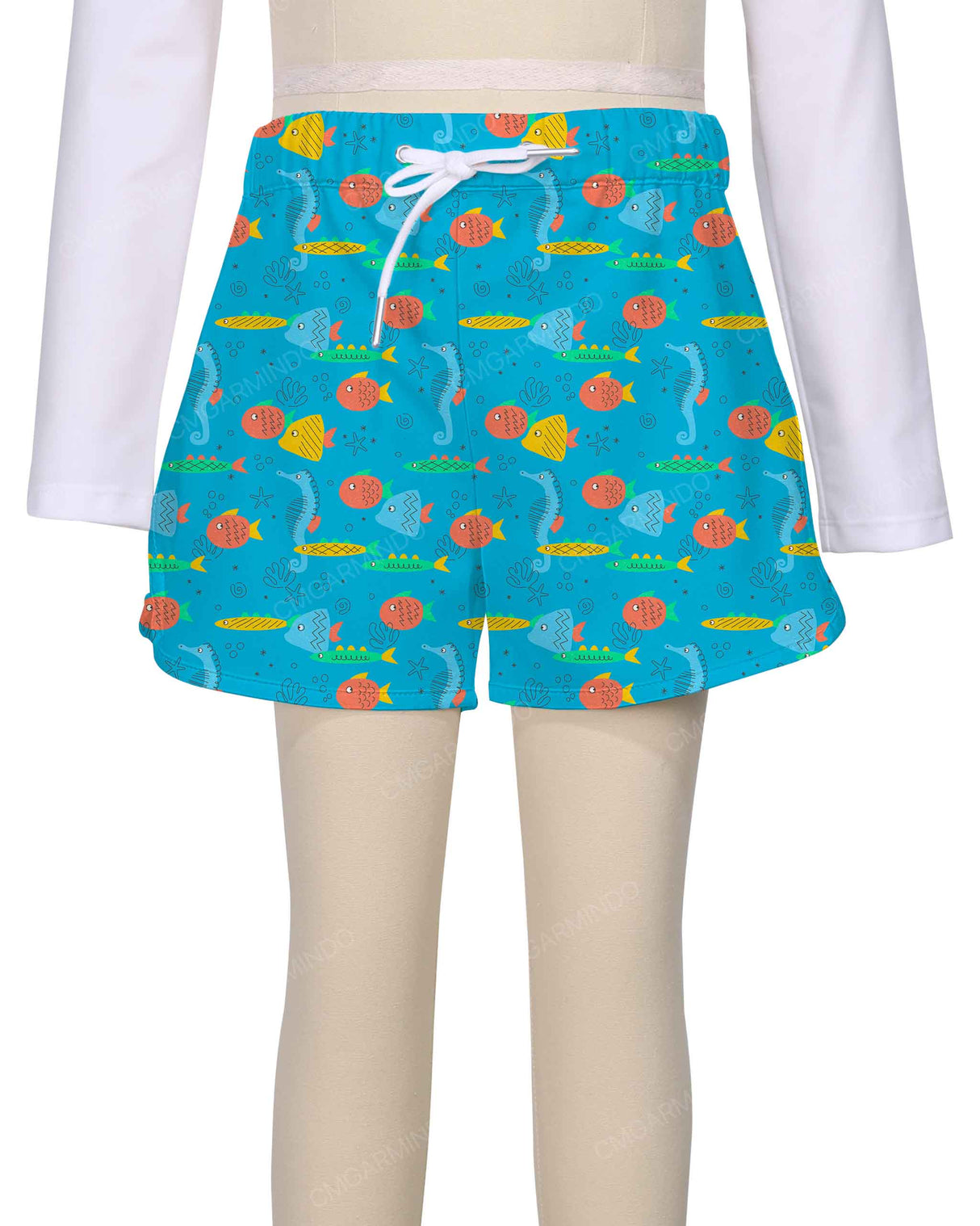 Dolphin Hem Swim Shorts