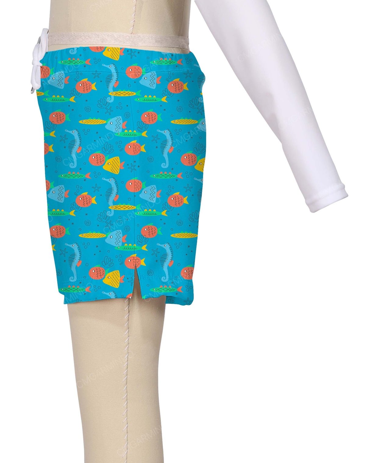 Side Slit Swim Trunks