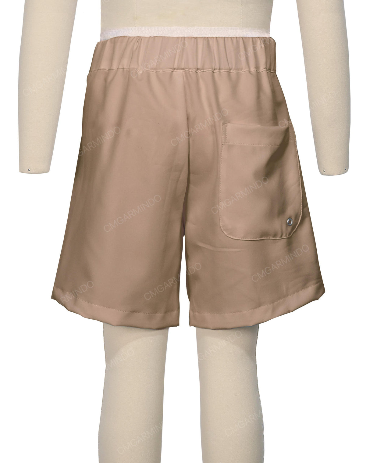 Fixed Front Elastic Back Boardshorts