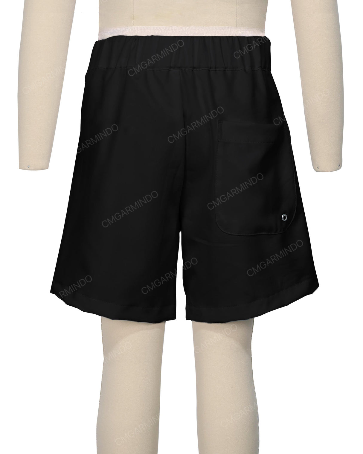 Fixed Front Elastic Back Boardshorts