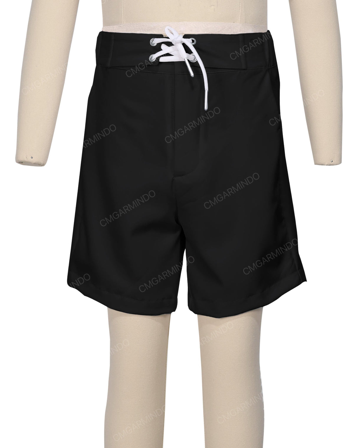 Fixed Front Elastic Back Boardshorts