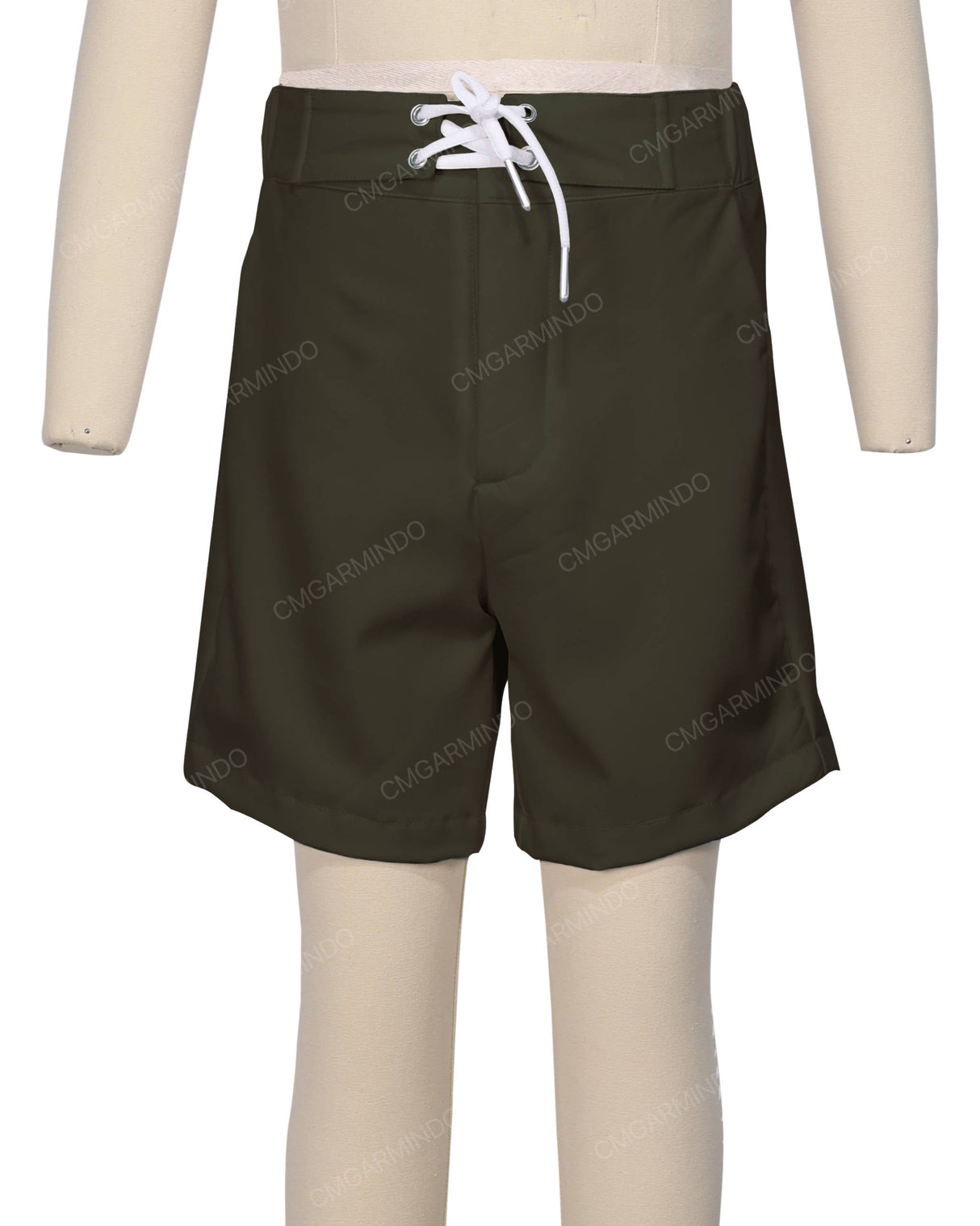 Fixed Front Elastic Back Boardshorts