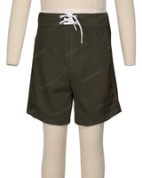Fixed Front Elastic Back Boardshorts