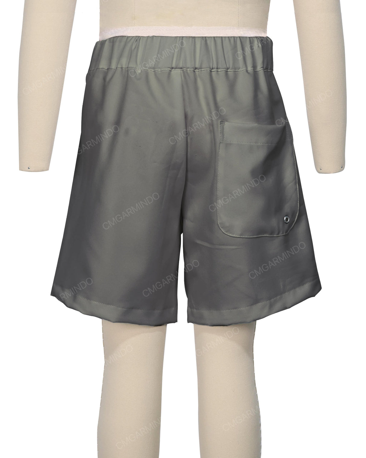 Fixed Front Elastic Back Boardshorts