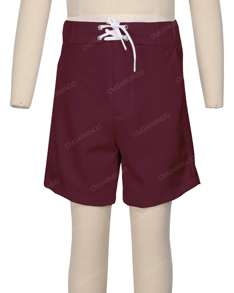 Fixed Front Elastic Back Boardshorts