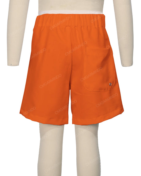 Fixed Front Elastic Back Boardshorts