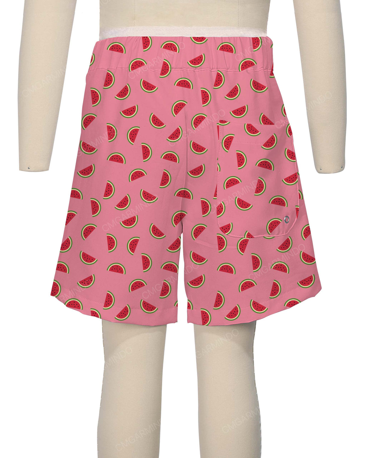 Fixed Front Elastic Back Boardshorts