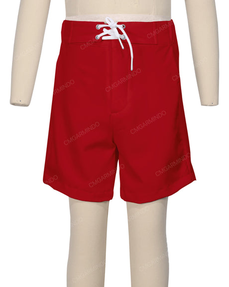 Fixed Front Elastic Back Boardshorts