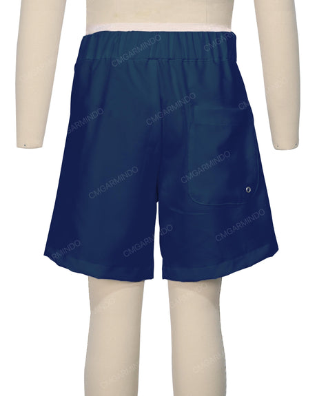 Fixed Front Elastic Back Boardshorts