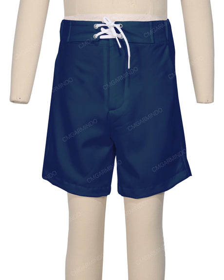 Fixed Front Elastic Back Boardshorts