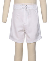Fixed Front Elastic Back Boardshorts