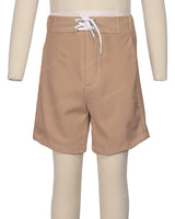 Fixed Front Elastic Back Boardshorts