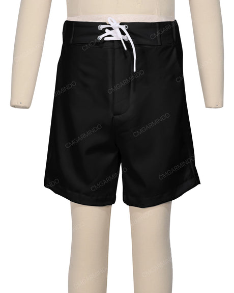 Fixed Front Elastic Back Boardshorts