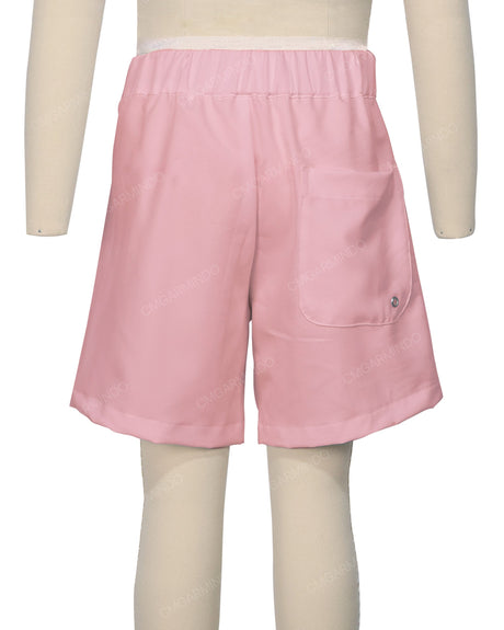 Fixed Front Elastic Back Boardshorts