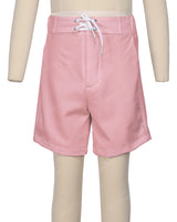 Fixed Front Elastic Back Boardshorts