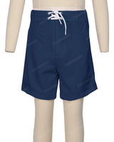 Fixed Front Elastic Back Boardshorts