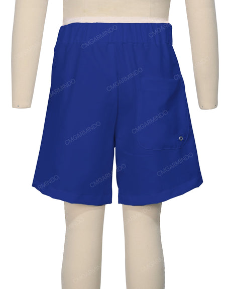Fixed Front Elastic Back Boardshorts