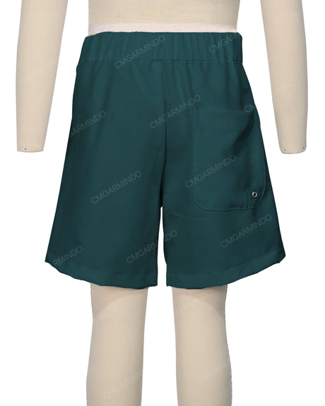 Fixed Front Elastic Back Boardshorts