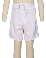Fixed Front Elastic Back Boardshorts