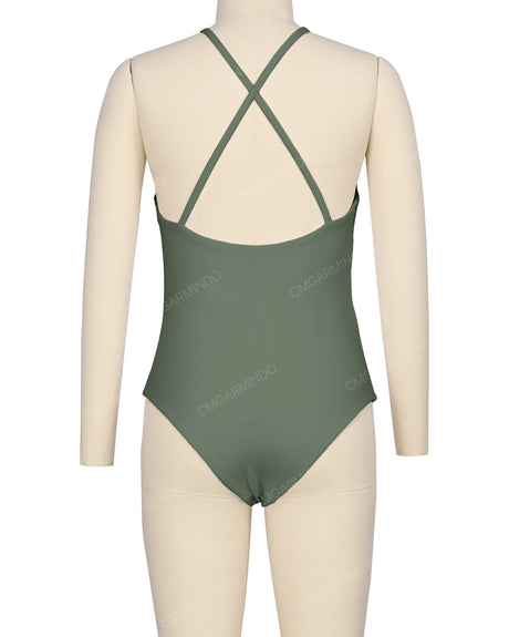 Cross Back One Piece