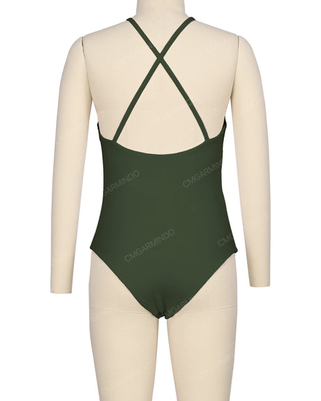 Cross Back One Piece