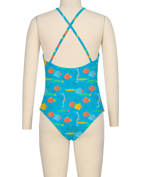Cross Back One Piece