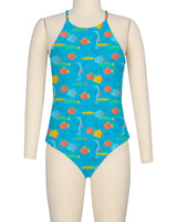 Cross Back One Piece