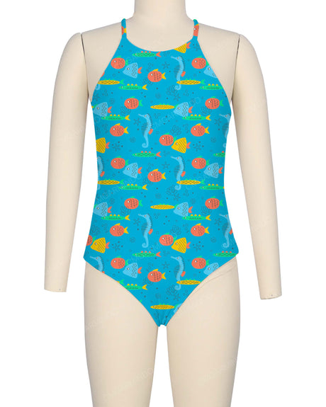 Cross Back One Piece