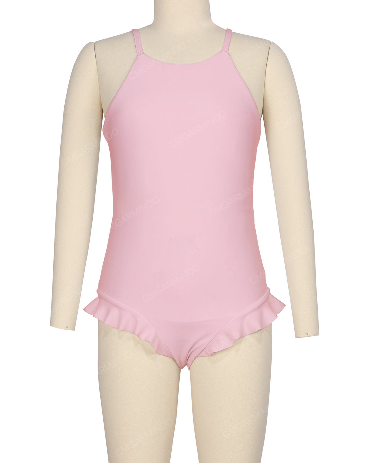 Leg Frill Cross Back One Piece