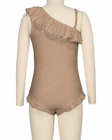 Ruffle Front One Piece