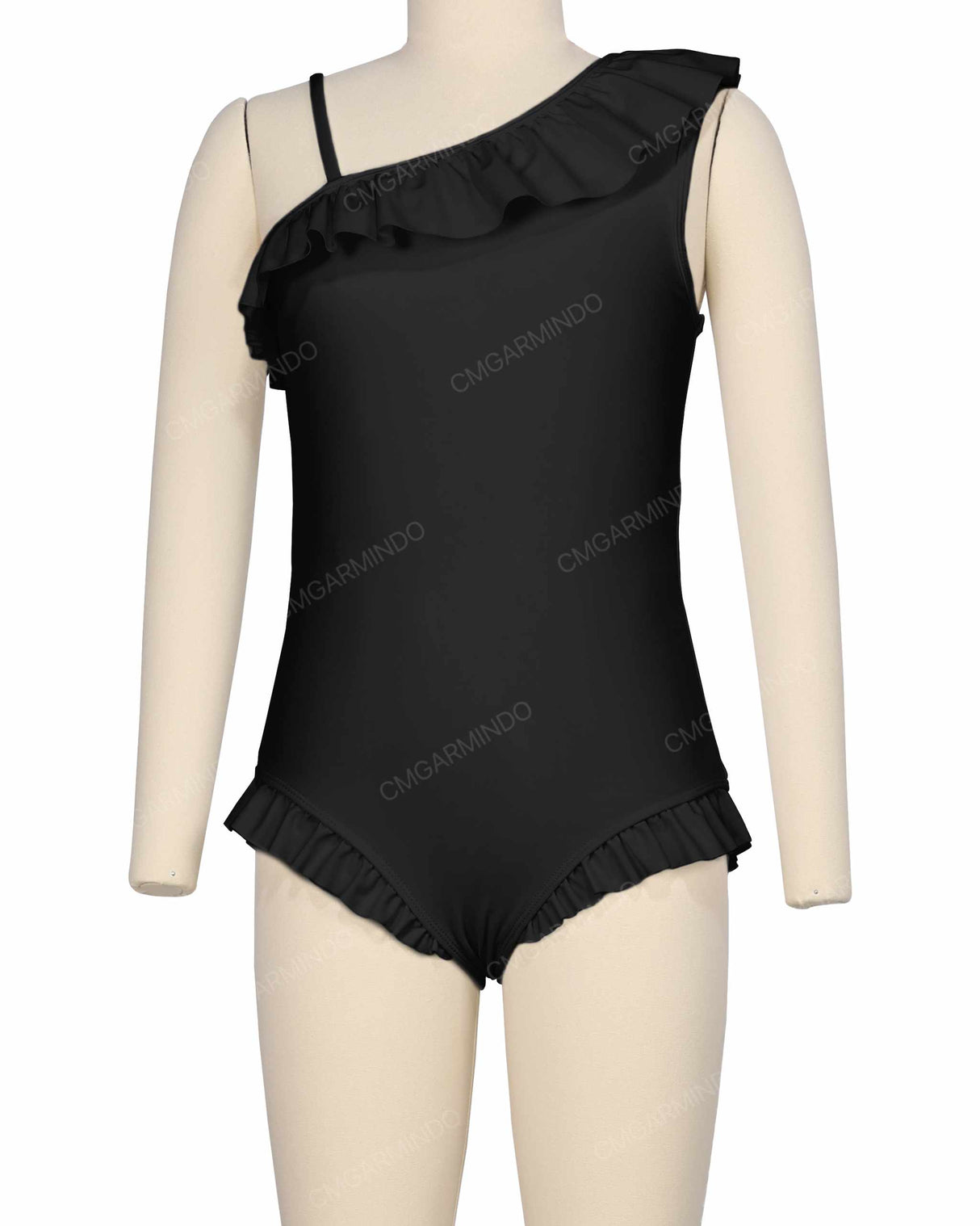 Ruffle Front One Piece