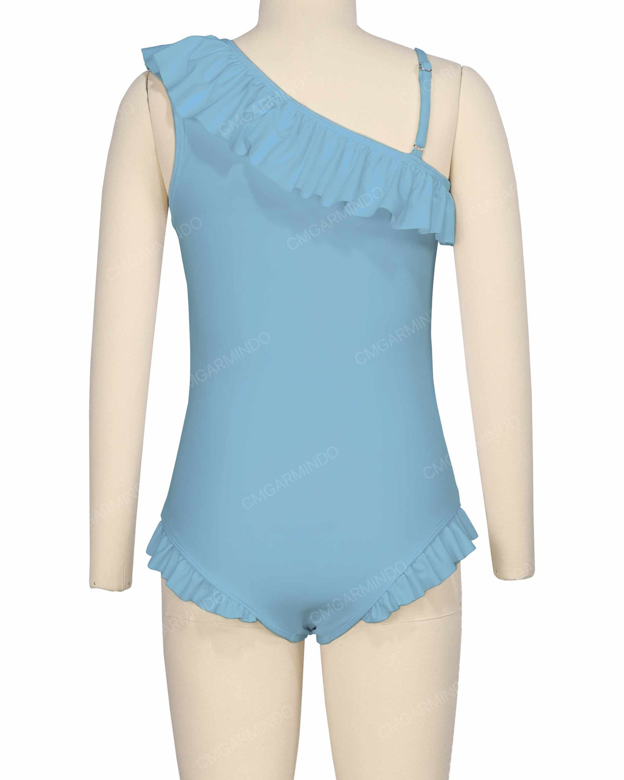 Ruffle Front One Piece