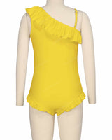 Ruffle Front One Piece