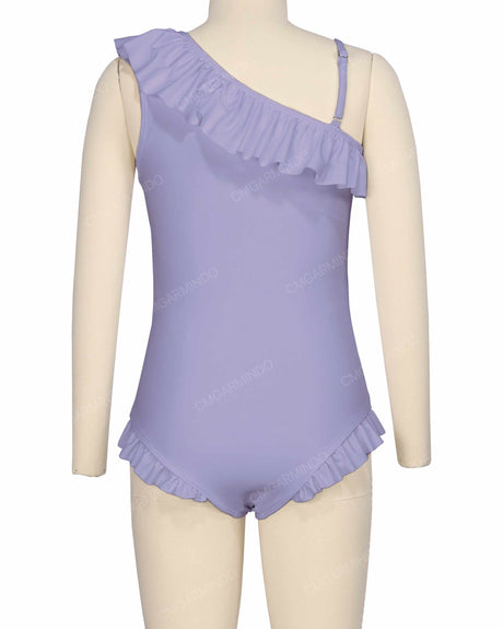 Ruffle Front One Piece