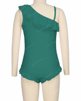 Ruffle Front One Piece