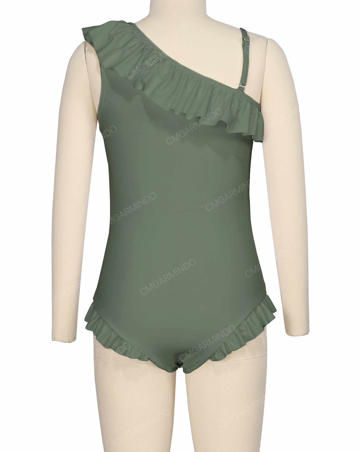 Ruffle Front One Piece