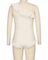 Ruffle Front One Piece